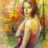 Herbst-Emotion Leinwand 60x80