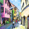 Lindau Ludwigstr. digital Papier 30x40