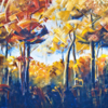 Herbst-1, Struktur Oil Leinwand 70x100