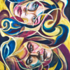 Tandem, Acryl Leinwand 40x90