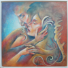 Together forever, Acryl, Canvas 70x70